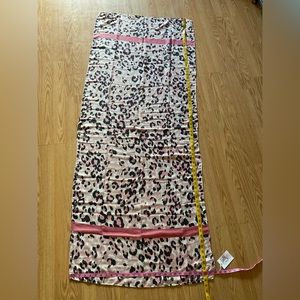 NWT. Pink and black leopard print JESSICA SIMPSON scarf
